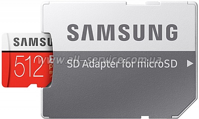 ����� ������ Samsung EVO Plus microSDXC 512GB UHS-I Class 10 + SD ������� (MB-MC512HA/RU)