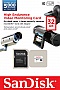   32GB SanDisk High Endurance Video Monitoring microSDHC Class 10 (SDSDQQ-032G-G46A)