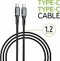 Дата кабель USB-C to USB-C 2.0m CBGPD60WTT2 60W grey Intaleo (1283126518102) Дата кабель USB-C to USB-C 2.0m CBGPD60WTT2 60W grey Intaleo (1283126518102)