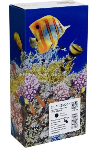 �������� Barva Canon PFI-320BK/ ������ 2890C001 black (IC-PFI320BK)