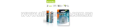  ColorWay AAA LR03 Alkaline Power * 2 blister (CW-BALR03-2BL)