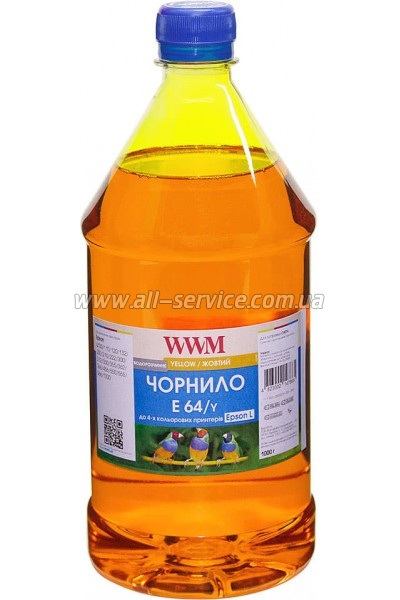 Чернила WWM 1000г Epson L110/ L210/ L355 Yellow Водорастворимые (E64/Y-4) Чернила WWM 1000г Epson L110/ L210/ L355 Yellow Водорастворимые (E64/Y-4)