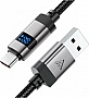 ���� ������ USB 2.0 AM to USB-C 1.2m digital display braided C15-04 black Acefast (6974316283737)
