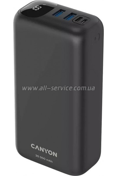 ������� ������������� Canyon PB-301 30000mAh PD 20W (CNE-CPB301B)