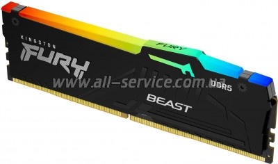     DDR5 16GB 6000 MHz Beast RGB Kingston Fury (ex.HyperX) (KF560C30BBA-16)