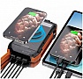   Choetech Wireless 20000mAh 20W, PD, QC/3.0, solar panel, Qi-5W, Black-Orange (B657-OR)