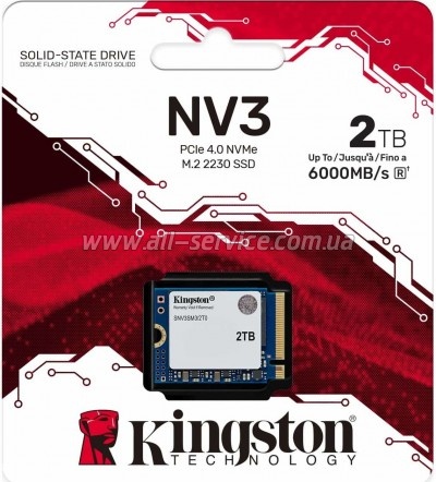  SSD M.2 2230 2TB NV3 Kingston (SNV3SM3/2T0)