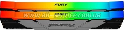     DDR4 16GB (2x8GB) 3600 MHz Fury Renegade RGB Kingston Fury (ex.HyperX) (KF436C16RB2AK2/16)