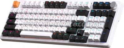  GamePro MK170W Hot-Swap Red Swich RGB USB UA White (MK170W)