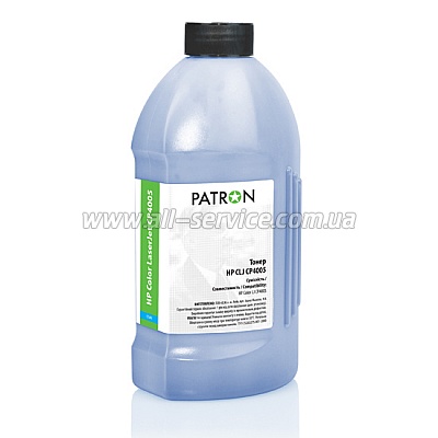 ТОНЕР HP CLJ CP4005 CYAN ФЛАКОН 270 г PATRON ТОНЕР HP CLJ CP4005 CYAN ФЛАКОН 270 г PATRON