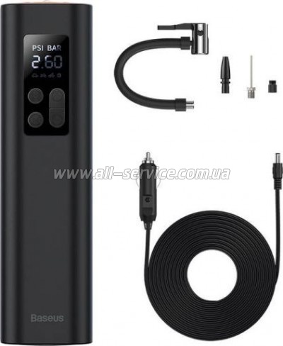   Baseus Super Mini Inflator Pump Black (CRCQ000001)