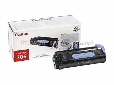 Картридж Canon 706 MF6530/ 6540PL/ 6550/ 6560PL/ 6580PL black (0264B002)
