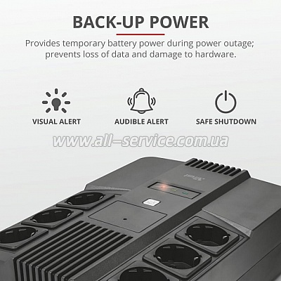  Trust Maxxon 800VA UPS (23326)