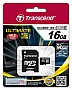   16GB Transcend MicroSDHC Class 10 + SD  (TS16GUSDHC10)