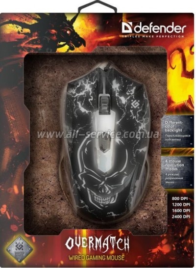  Defender Overmatch GM-069 USB Black (52069)