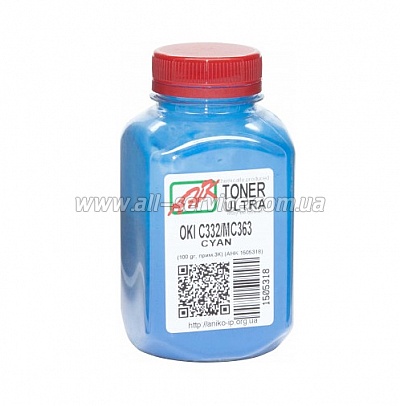 Тонер АНК OKI C332/ MC363 бутль 100г Cyan (1505318) Тонер АНК OKI C332/ MC363 бутль 100г Cyan (1505318)
