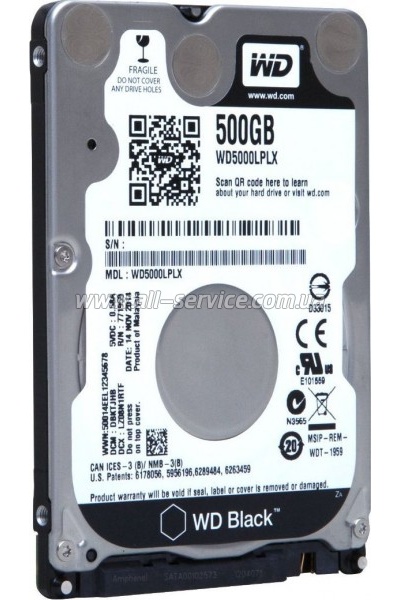     2.5" 500GB WD (WD5000LPLX)