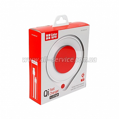    olorWay Qi Fast Charger 10W& LED bedside lamp  (CW-CHW20Q-WT)