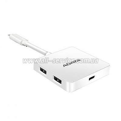 USB  ADATA (ACH3PL-HUB-CWH) White