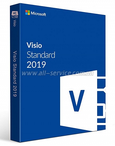  Microsoft Visio Standard 2019 32-bit/x64 Russian EM DVD (D86-05813)