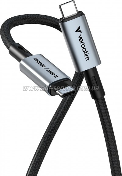 ���� ������ USB-C to USB-C 1.2m 240W black Verbatim (31847)