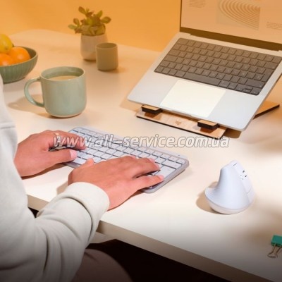 Logitech Lift for Mac Vertical Ergonomic Mouse Off White (910-006477)