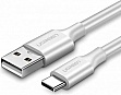 ���� ������ USB 2.0 AM to USB-C 1.5m US287 White Ugreen (60122)