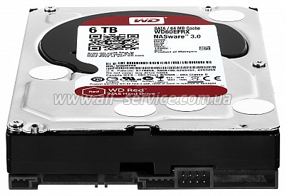  6TB WD 3.5 SATA 3.0 64MB Red (WD60EFRX)