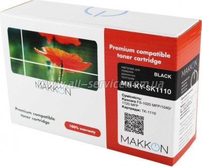 �����-�������� Makkon Kyocera Mita FS-1020/ 1040/ 1120 ������ TK-1110 (MN-KY-SK1110)