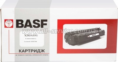  BASF Lexmark X203/ X204  X203A11G (BASF-KT-X203A11G)