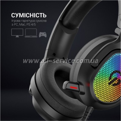 �������� GamePro HS1300 RGB 7.1 Black (HS1300)