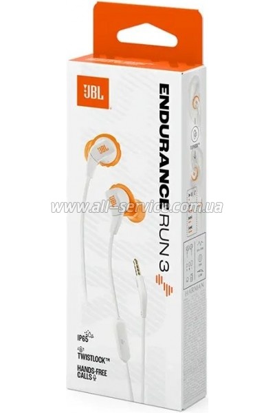 �������� JBL Endurance Run 3 White (JBLENDURRUN3WHT)