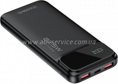   Choetech 10000mAh 22.5W, PD, QC/3.0, USB-A, USB-C, Black (B728-CCBK)