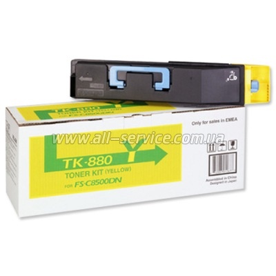 Тонер-картридж OEM Kyocera Mita TK-880Y Тонер-картридж OEM Kyocera Mita TK-880Y