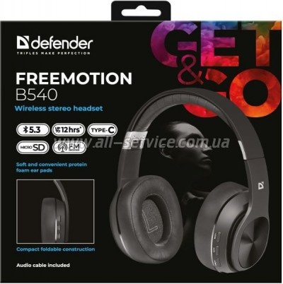 �������� Defender FreeMotion B540 Bluetooth Black (63540)