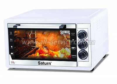 Электрическая печь Saturn ST-EC10708 White Электрическая печь Saturn ST-EC10708 White