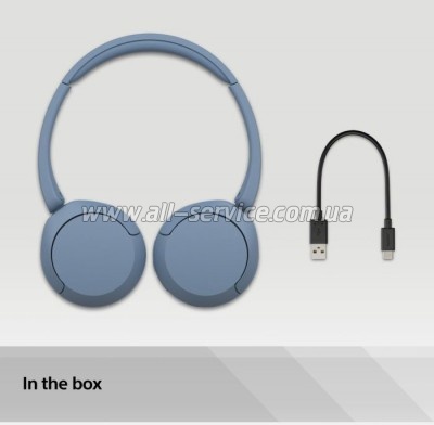  Sony WH-CH520 Wireless Blue (WHCH520L.CE7)