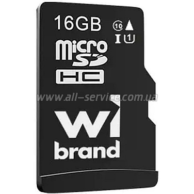   Wibrand 16GB microSD class 10 UHS-I (WICDHU1/16GB)