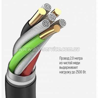   olorWay 6 / 4 USB Black 2M (CW-CHE64B)