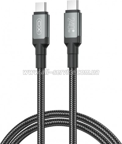 ���� ������ USB-C to USB-C 1.0m 240W black XO (NBQ264A_�_Black)