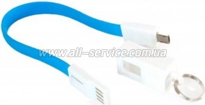���� ������ USB 2.0 AM to Micro 5P 0.18m blue Extradigital (KBU1785)