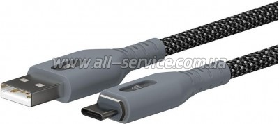 ���� ������ USB 2.0 AM to USB-C 1.0m Magnetic 3A black Armorstandart (ARM75514)
