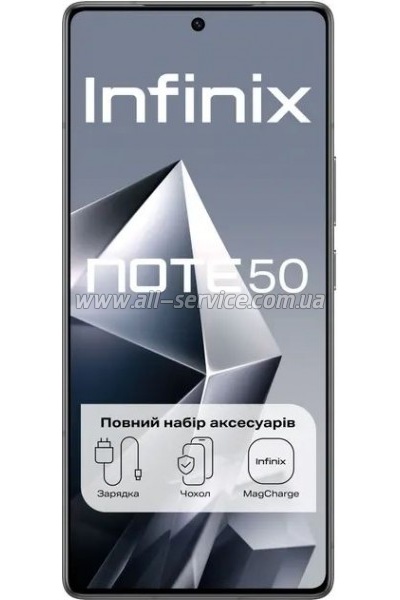   Infinix Note 50 8/256Gb Shadow Black (4894947066412)