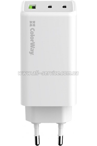 �������� ������� ColorWay C101B GaN Mini 100W PD white (CW-CHS061PD-WT)