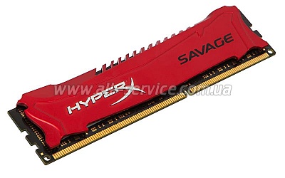  8Gb KINGSTON HyperX OC DDR3, 1866Mhz CL9 Savage Red (HX318C9SR/8)