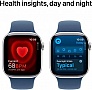 - Apple Watch Series 10 GPS 42mm Silver Aluminium Case with Denim Sport Band - M/L (MWWC3QH/A)