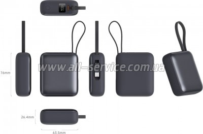 ������� ������������� Vinga 10000 mAh PD 35W (VPBB1035C)