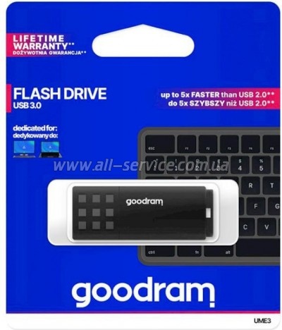  128GB GoodRam UME3 Black (UME3-1280K0R11)