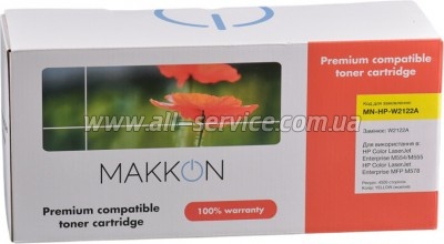  Makkon HP CLJ M554/ M555/ M578  W2122A yellow (MN-HP-W2122A)