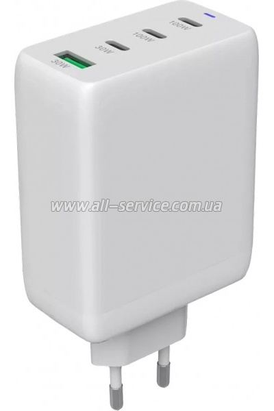 �������� ������� Canyon CU100ACC GaN 100W 3xPD 1xQC EU White (CNS-CUW100ACC)